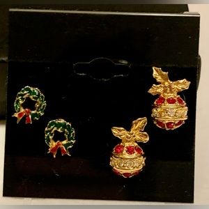 Christmas earrings